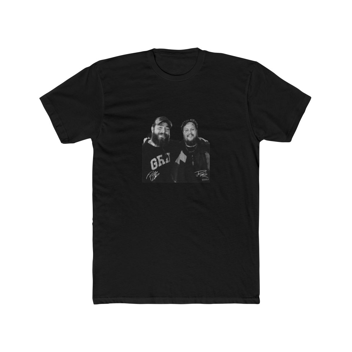 Post Malone & Jelly Roll Concert T Shirt: Tour Merch - alternate angle 2, merchandise